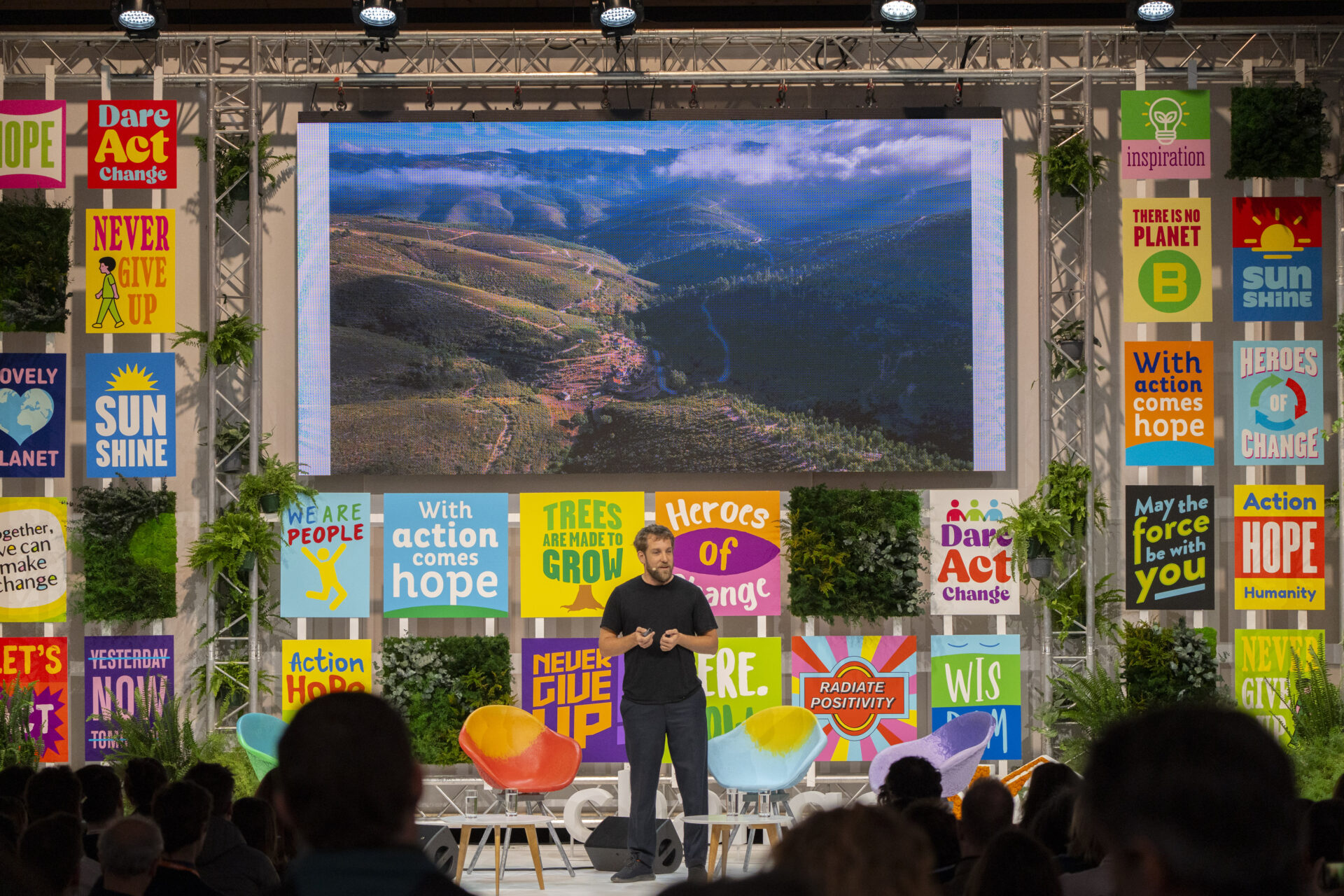 Philippe Birker at the Life Beneath: the Power of Soils conference at ChangeNOW 2024