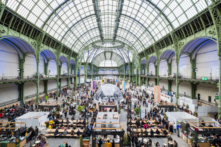 Overview of the ChangeNOW 2020 expo of solutions at the Grand Palais